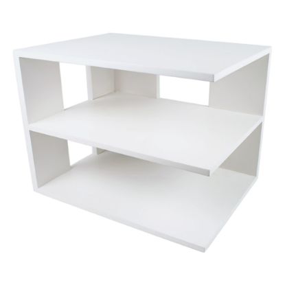 Picture of Victor Pure White Collection Corner Shelf, 13 1/2inH x 13 1/2inW x 10 1/2inD, White