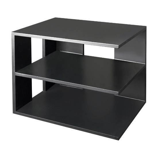 Picture of Victor Midnight Black Collection Corner Shelf, 13 1/2inH x 13 1/2inW x 10 1/2inD, Black