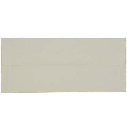 Picture of JAM PAPER #10 Business Strathmore Envelopes, 4 1/8in x 9 1/2in, Natural White Laid, Pack Of 25