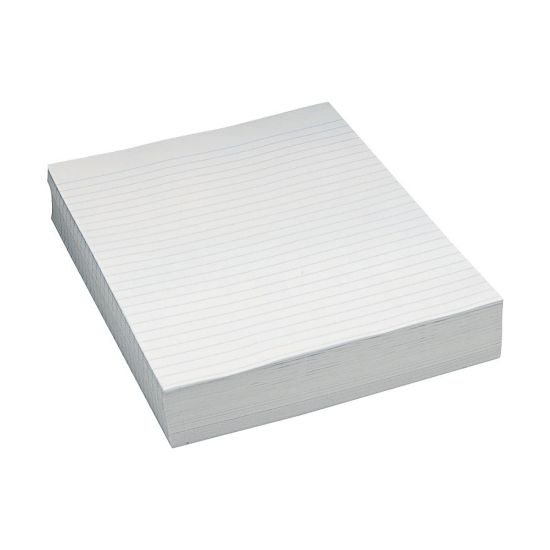 Picture of Pacon Composition Paper Without Margins, Unpunched, 3/8in Rule, 8 1/2in x 11in, White