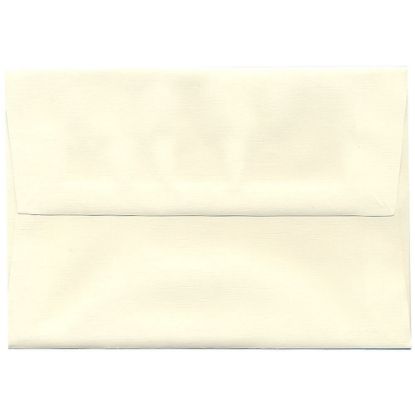 Picture of JAM Paper Booklet Invitation Envelopes, A8, Gummed Seal, 30% Recycled, Natural White, Pack Of 25