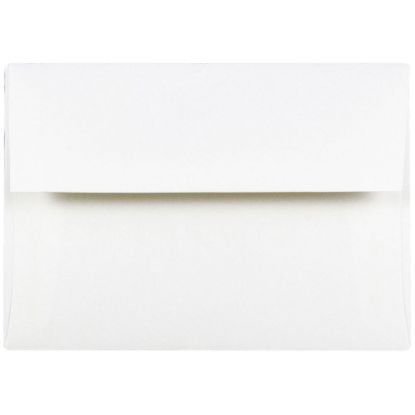 Picture of JAM Paper Booklet Invitation Envelopes, A2, Gummed Seal, Strathmore Bright White, Pack Of 25