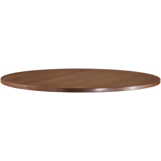 Picture of Lorell Essentials Series Laminate Round Table Top, 42inD, Walnut