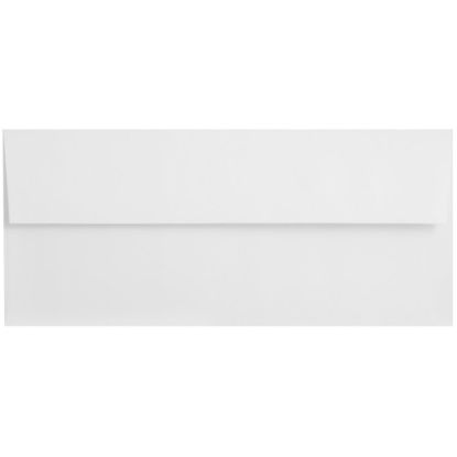 Picture of JAM PAPER #10 Business Strathmore Envelopes, 4 1/8 x 9 1/2, Bright White Wove, 25/Pack