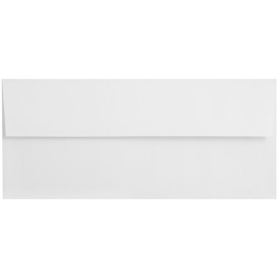 Picture of JAM PAPER #10 Business Strathmore Envelopes, 4 1/8 x 9 1/2, Bright White Wove, 25/Pack