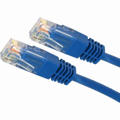 Picture of 4XEM 75FT Cat5e Molded RJ45 UTP Network Patch Cable (Blue) - 75 ft Category 5e Network Cable for Notebook, Network Device, Computer, Router, Switch, Gaming Console - First End: 1 x RJ-45 Network - Male - Second End: 1 x RJ-45 Network - Male