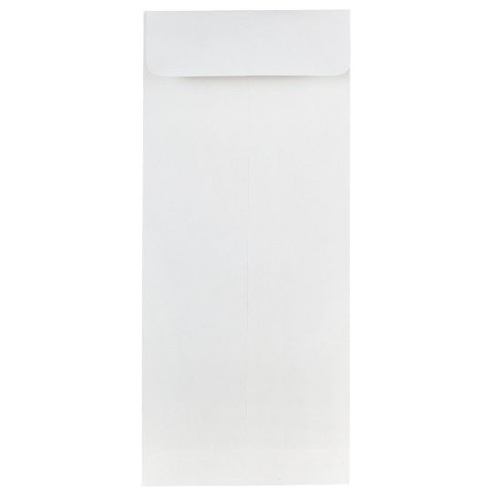 Picture of JAM Paper #10 Policy Envelopes, Gummed Seal, Strathmore Bright White, Pack Of 25