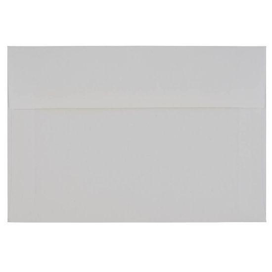 Picture of JAM Paper Booklet Invitation Envelopes, A9, Gummed Seal, Strathmore Bright White, Pack Of 25