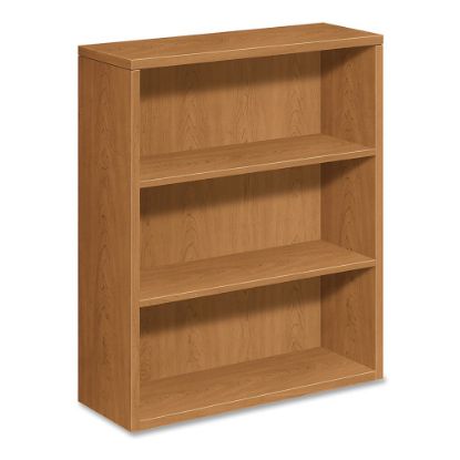 Picture of HON 10500 43inH 3-Shelf Bookcase With Fixed Shelves, Harvest Cherry