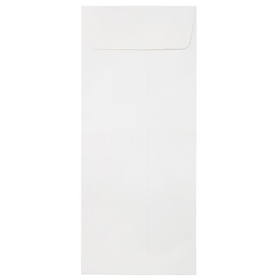 Picture of JAM Paper Policy Envelopes, #14, Gummed Seal, Strathmore Bright White, Pack Of 25