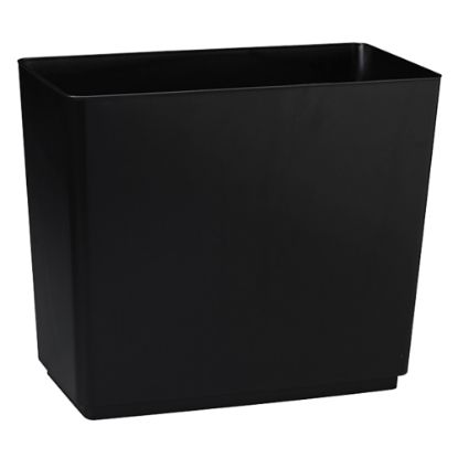 Picture of Rubbermaid Contemporary Style Wastebasket, 7 Gallons, 13 5/8in x 16in x 8 1/2in, Black