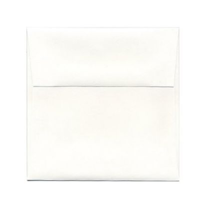 Picture of JAM Paper Strathmore Invitation Envelopes, 5 1/4in x 5 1/4in, Gummed Seal, Bright White, Pack Of 25