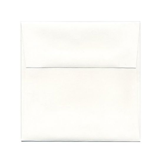 Picture of JAM Paper Strathmore Invitation Envelopes, 5 1/4in x 5 1/4in, Gummed Seal, Bright White, Pack Of 25