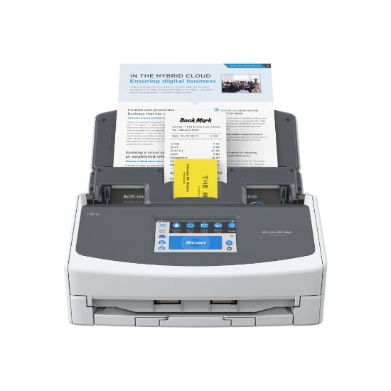 Picture of Ricoh ScanSnap iX1600 - Document scanner - Dual CIS - Duplex - 279 x 3000 mm - 600 dpi x 600 dpi - up to 40 ppm (mono) / up to 40 ppm (color) - ADF (50 sheets) - Wi-Fi(n), USB 3.2 Gen 1x1 - TAA Compliant