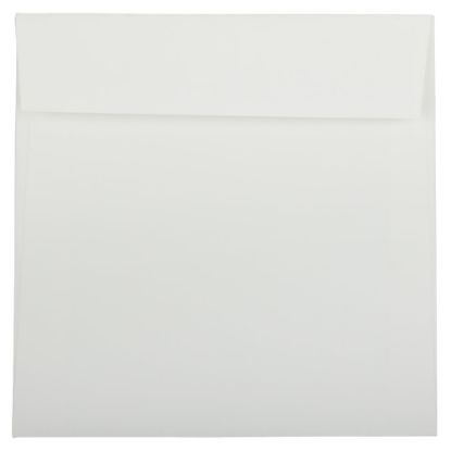 Picture of JAM Paper Strathmore Invitation Envelopes, 8 1/2in x 8 1/2in, Gummed Seal, Bright White, Pack Of 25