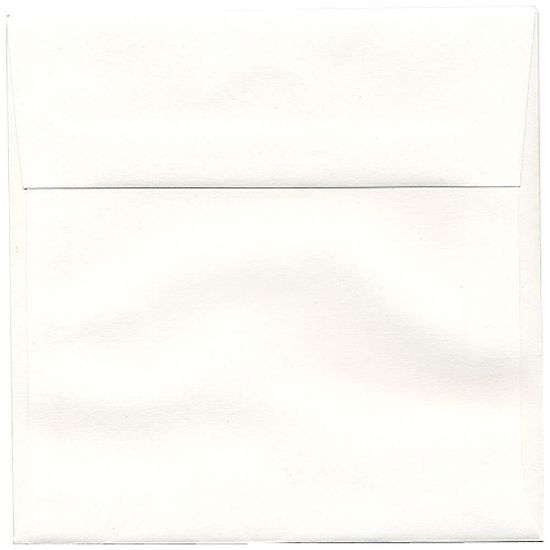 Picture of JAM Paper Strathmore Invitation Envelopes, 6in x 6in, Gummed Seal, Bright White, Pack Of 25