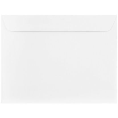 Picture of JAM Paper Booklet Strathmore Wove Envelopes, #13, Gummed Seal, Strathmore Bright White, Pack Of 25