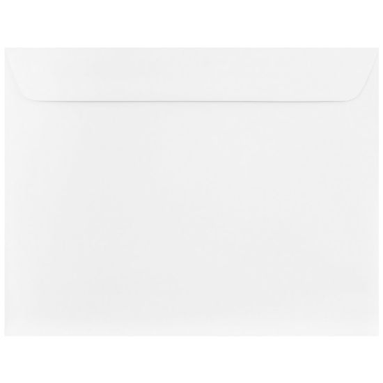 Picture of JAM Paper Booklet Strathmore Wove Envelopes, #13, Gummed Seal, Strathmore Bright White, Pack Of 25