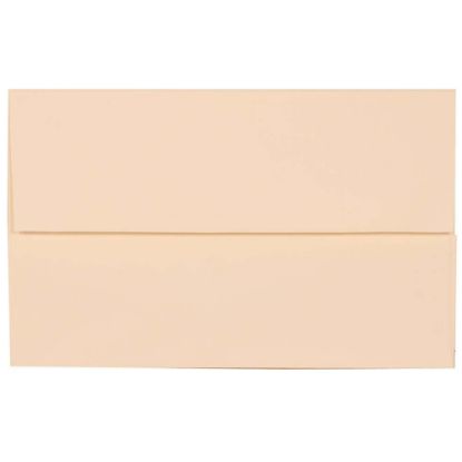 Picture of JAM Paper Booklet Invitation Envelopes, A10, Gummed Seal, Strathmore Natural White, Pack Of 25