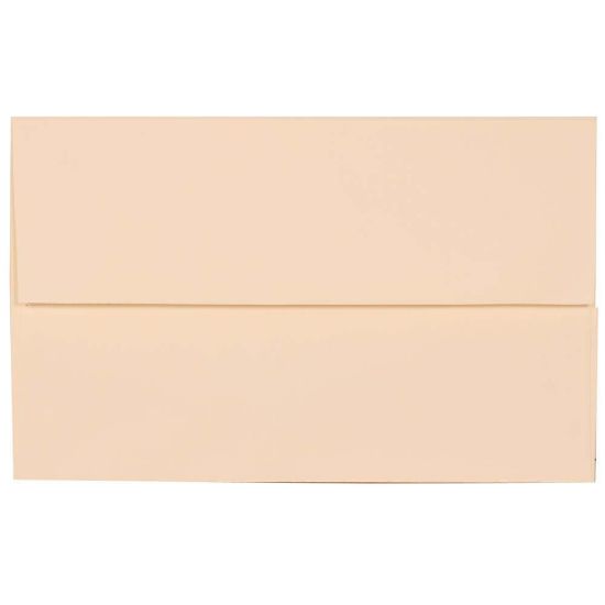 Picture of JAM Paper Booklet Invitation Envelopes, A10, Gummed Seal, Strathmore Natural White, Pack Of 25