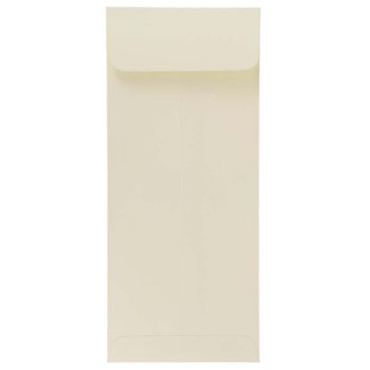 Picture of JAM Paper #10 Policy Envelopes, Gummed Seal, Strathmore Natural White, Pack Of 25