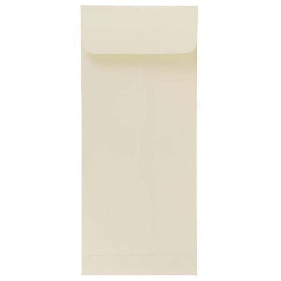 Picture of JAM Paper #10 Policy Envelopes, Gummed Seal, Strathmore Natural White, Pack Of 25