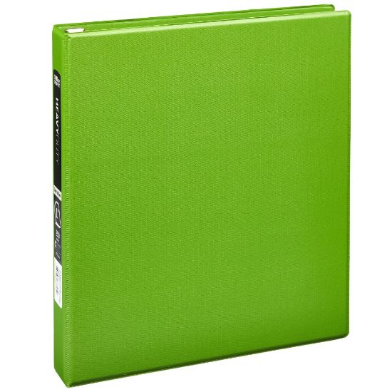 Picture of Office Depot Heavy-Duty 3-Ring Binder, 1in D-Rings, Army Green