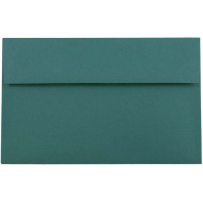 Picture of JAM Paper Booklet Invitation Envelopes, A10, Gummed Seal, Teal, Pack Of 50