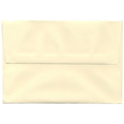 Picture of JAM Paper Booklet Invitation Envelopes, A8, Gummed Seal, Strathmore Ivory, Pack Of 25