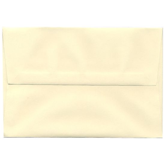 Picture of JAM Paper Booklet Invitation Envelopes, A8, Gummed Seal, Strathmore Ivory, Pack Of 25