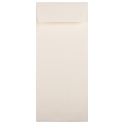 Picture of JAM Paper Policy Envelopes, #11, Gummed Seal, Strathmore Natural White, Pack Of 25