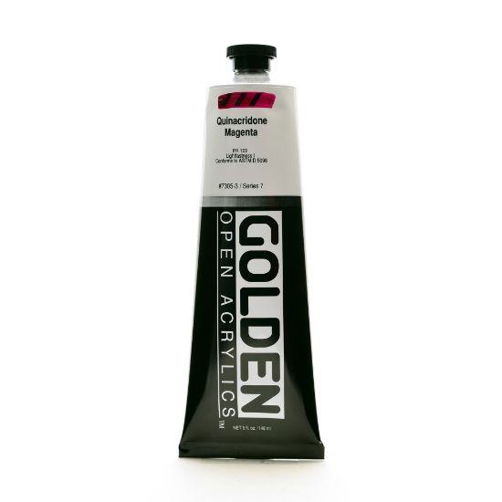 Picture of Golden OPEN Acrylic Paint, 5 Oz Tube, Quinacridone Magenta