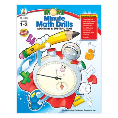 Picture of Carson-Dellosa More Minute Math Drills, Add/Subtract