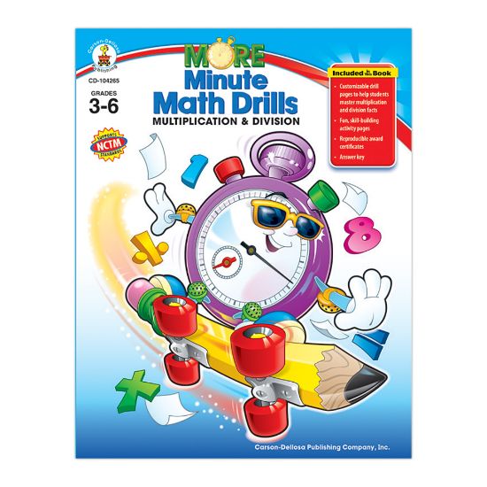 Picture of Carson-Dellosa More Minute Math Drills, Multiply/Divide