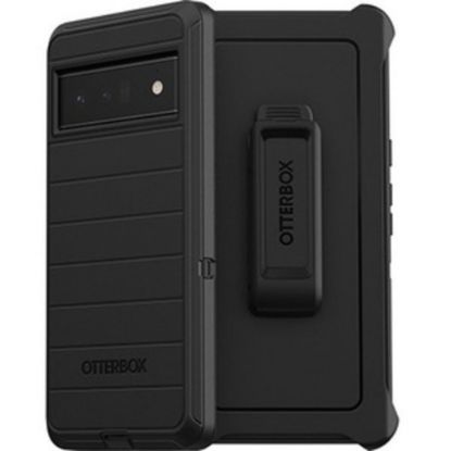 Picture of OtterBox Defender Series Pro Rugged Carrying Case Holster For Google Pixel 6 Pro, Black