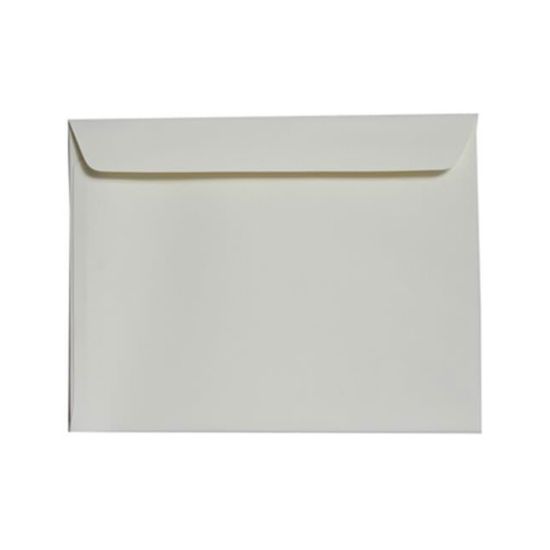 Picture of JAM Paper Booklet Strathmore Wove Envelopes, 9in x 12in, Gummed Seal, Strathmore Ivory, Pack Of 25