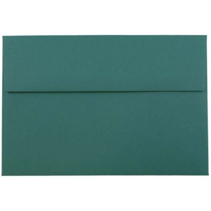 Picture of JAM Paper Booklet Invitation Envelopes, A8 Gummed Seal, Teal, Pack Of 50