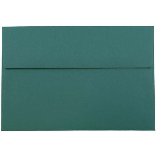 Picture of JAM Paper Booklet Invitation Envelopes, A8 Gummed Seal, Teal, Pack Of 50