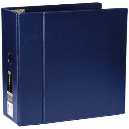 Picture of Office Depot Heavy-Duty 3-Ring Binder, 5in D-Rings, Navy