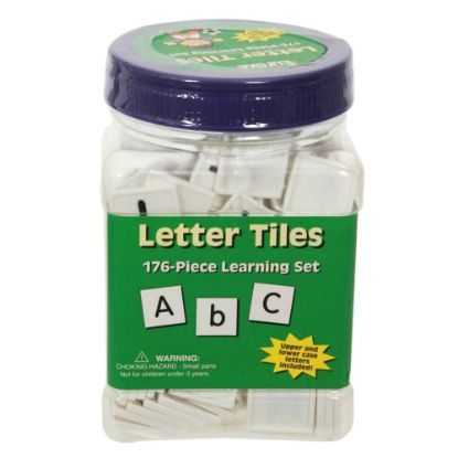 Picture of Eureka Tub of Letter Tiles, Upper And Lower Case, Pack Of 176