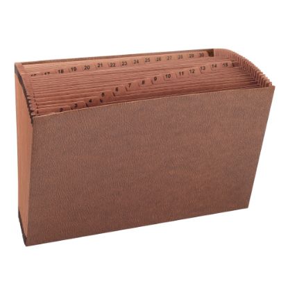 Picture of Smead TUFF Expanding File, 31 Pockets, 1-31, Legal Size, Brown