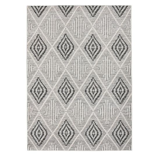 Picture of Linon Aria Area Rug, 2ft x 3ft, Arkin Cream/Gray