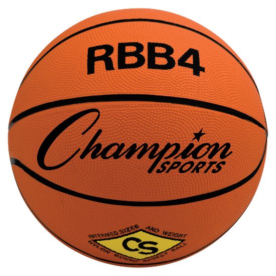 Picture of Champion Sports Intermediate Basketball, Size 6, Orange