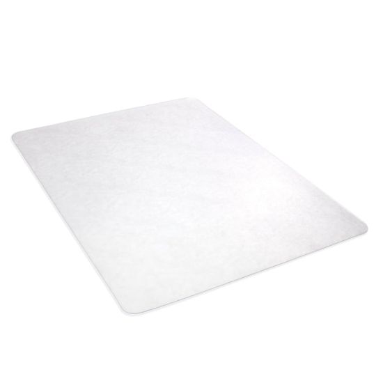 Picture of Deflecto Earth Source Chair Mat For Hard Floors, Straight Edge, 46in x 60in, Clear