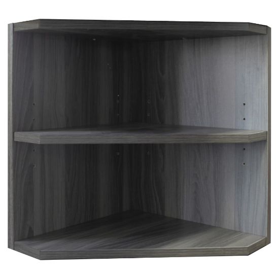 Picture of Mayline Medina Corner Support for Hutches - 15in x 15in x 20in - 2 Shelve(s) - Finish: Gray Steel Laminate