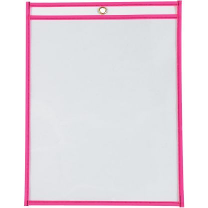 Picture of Partners Brand Job Ticket Holders, 9in x 12in, Neon Pink, Pack Of 15