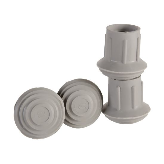 Picture of DMI Walker And Cane Replacement Tips, #20, 1in, Gray, Pack Of 4