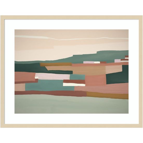 Picture of Amanti Art Mount Lofty by Urban Road Wood Framed Wall Art Print, 33inW x 26inH, Natural