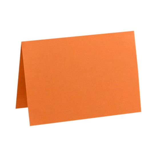 Picture of LUX Folded Cards, A1, 3 1/2in x 4 7/8in, Mandarin Orange, Pack Of 50