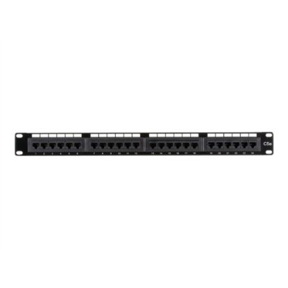 Picture of Black Box Value Line CAT5e - Patch panel - CAT 5e - RJ-45 X 24 - 1U - 19in - for P/N: CAT6PC-025-GR, CAT6PC-025-OR, CAT6PC-025-RD, CAT6PC-025-WH, CAT6PC-025-YL